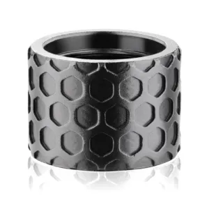 BACKUP TACTICAL Honeycomb Pistol Thread Protector Blk 1/2 x 28 RH