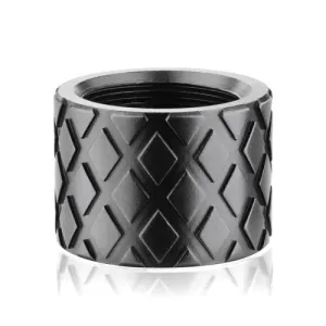 BACKUP TACTICAL Hash Marks Pistol Thread Protector Blk 1/2 x 28 RH