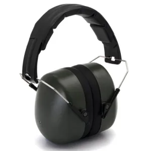 PYRAMEX Passive OD Green Earmuff - NRR 27db