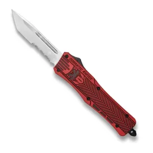 COBRATEC Medium Red Graphite Black CTK-1 Tanto Serrated