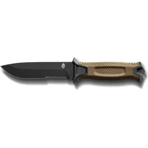 GERBER KNIVES StrongArm Fixed Blade Knife, Coyote, Serrated