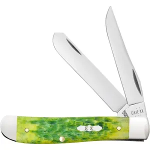 CASE KNIVES Mini Trapper - Green Apple Bone