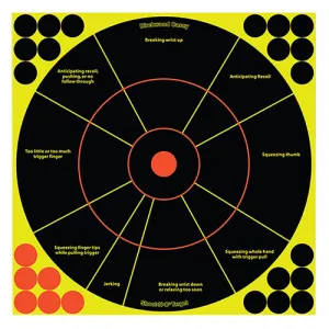 BIRCHWOOD CASEY Shoot-N-C 12" Handgun Trainer Target - 100pk