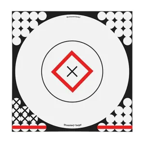 BIRCHWOOD CASEY Shoot-N-C 17.25" White/Black Diamond Target - 5ct