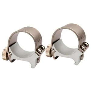 WEAVER Detachable 1" Top Mount Low Silver