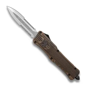 COBRATEC Large Bronze CTK-1 Dagger 2-Side Serrated