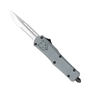 COBRATEC Small Carbon Fiber FS-3 Drop Serrated