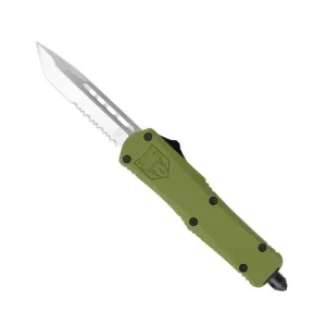 COBRATEC Small OD Green FS-3 Tanto Serrated