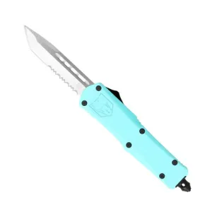 COBRATEC Small Mint Blue FS-3 Tanto Serrated