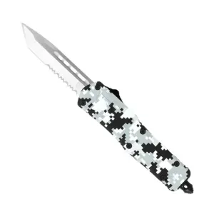 COBRATEC Small Winter DIGI Camo FS-3 Tanto Serrated