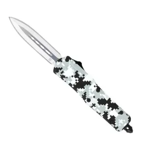 COBRATEC Small Winter DIGI Camo FS-3 Dagger Not Serrated