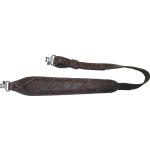 AA&E LEATHERCRAFT Brown Vintage Bark Genuine Elephant Leather Padded
