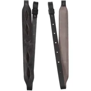 AA&E LEATHERCRAFT Black Oil Distressed Rider Long Taper w/Black Sued