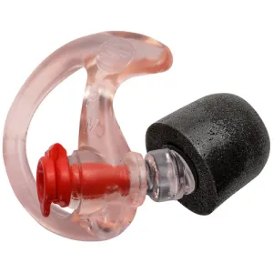 SUREFIRE Comply Foam Tipped Filtered Earplugs Med 1Pr Clear