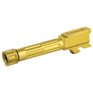 LANTAC 9INE Barrel Fluted 1/2-28 TB Glock 43/43x TiN/Brnz