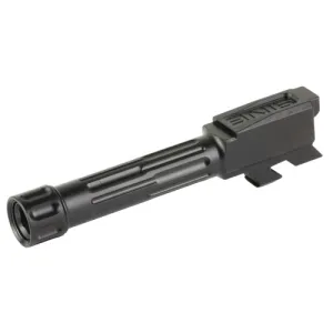 LANTAC 9INE Barrel Fluted 1/2-28 TB Glock 43/43x DLC/Blk