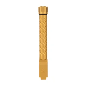 BALLISTIC ADVANTAGE Premium Series 9mm 5" Sprial Threaded Barrel Fits Glock 17 G5 | PVD Gold