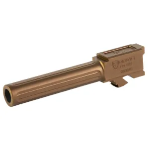 FORTIS MFG Match Grade Fluted Barrel 9mm 4" Glk19 G1-5 Copper