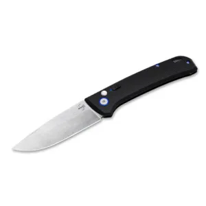 BOKER FRND AUTO Folding Knife 3.35" Drop Point Blade w/ Black Grivory Handles