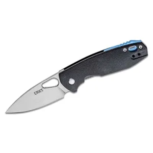 CRKT Jesper Voxnaes Piet Folding Knife 2.689" Plain Blade - Black Handles