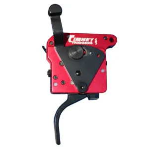 TIMNEY TRIGGERS Remington 700 2 Stage Straight Right Hand Black
