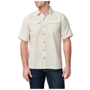 5.11 TACTICAL Freedom Flex Short Sleeve Shirt - Ivory Heather (746)