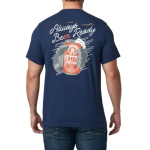 5.11 TACTICAL Always Beer Ready SS Tee - Navy