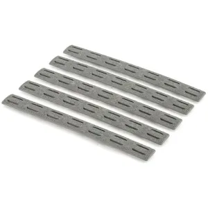 BRAVO COMPANY 5.5" KeyMod Rail Panel Kit 5 Pack Wolf Gray