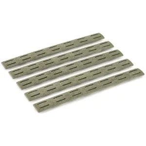 BRAVO COMPANY 5.5" KeyMod Rail Panel Kit 5 Pack Foliage Green