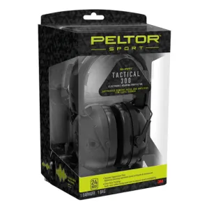 3M PELTOR Sport Tactical 300 24 dB Over the Head Blk 1Pair