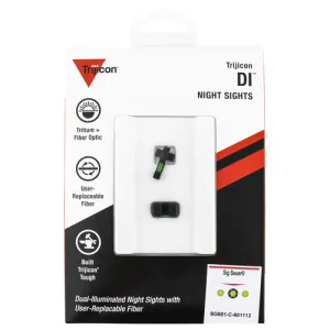 TRIJICON DI Night Sight Set Sig #8 Front/#8 Rear Black