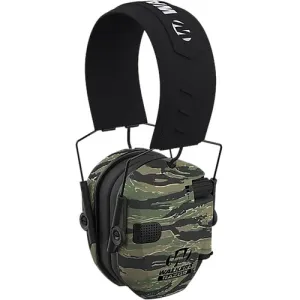 WALKER'S Razor Slim Electronic Muff 23dB Tiger Stripe