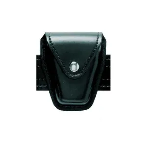 SAFARILAND 190 Handcuff Case w/Top Flap, Plain Blk