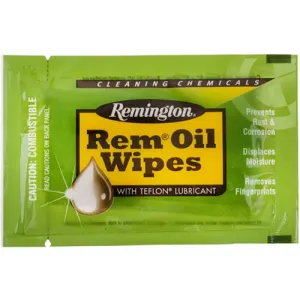 REMINGTON Rem Oil Cleans Lubricates Single Pack Wipes 300pc