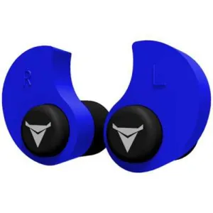 DECIBULLZ CUSTOM MOLDED EARPLUGS-BLUE