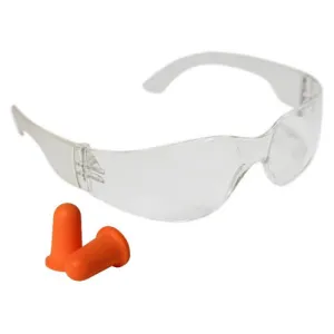 CHAMPION Shooting Glasses and One Pair Foam Ear Plugs