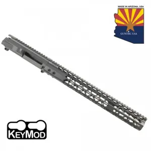 GUNTEC AR-15 Stripped Billet Upper Sniper Grey
