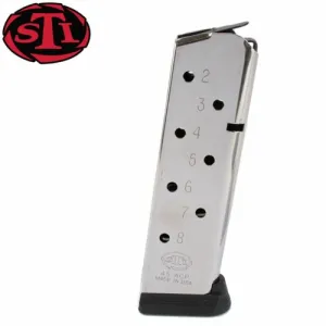 STI 1911 45 ACP Government 8rd Stainless Magazine