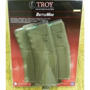 TROY BATTLEMAG 3PK 30RND DARK EARTH