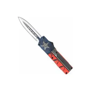 COBRATEC Texas Flag Lightweight Dagger Not Serrated