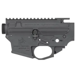 SPIKES TACTICAL Upper/Lower Set AR15 9mm Glock Mag Black Hardcoat