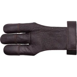 30-06 OUTDOORS CowHide Shooting Glove 3 Finger 2X-Large Brown