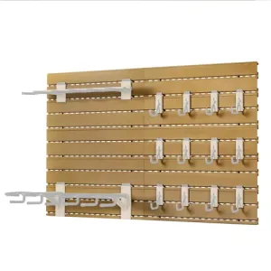 SAVIOR EQUIPMENT Wall Rack System, 10x 24" Alum RAL8000 Tan