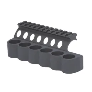 MESA TACTICAL 6-Shell Side Saddle 12Ga fits Benelli M2 Black
