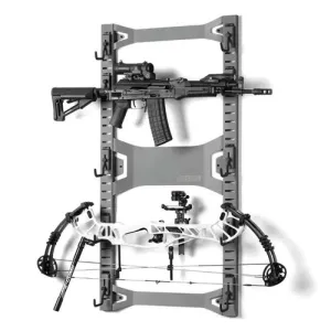 SAVIOR EQUIPMENT Archery Rifle Sword Wall Display Rack SW Gray