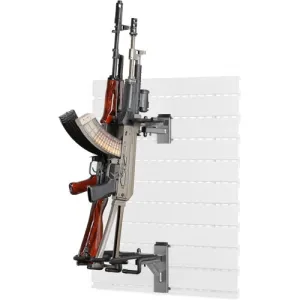 SAVIOR EQUIPMENT Adj 3x Rifle Rack for Slate Wall Rack SW Gray