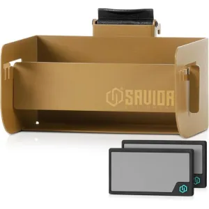 SAVIOR EQUIPMENT Univ Mag Rack for Slate Wall Rack 5.9" RAL8000 Tan
