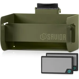 SAVIOR EQUIPMENT Univ Mag Rack for Slate Wall Rack 5.9" OD Green
