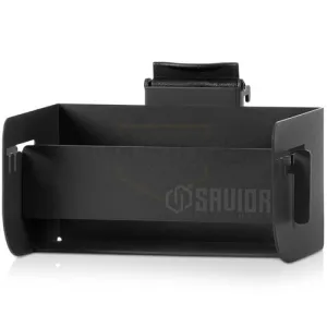 SAVIOR EQUIPMENT Univ Mag Rack for Slate Wall Rack 5.9" ObsidianBlk