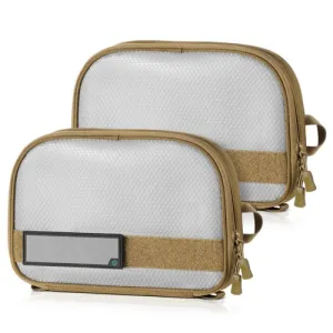SAVIOR EQUIPMENT 10x7 Dump Pouch w/Full Hook Backing Panel Dark FDE